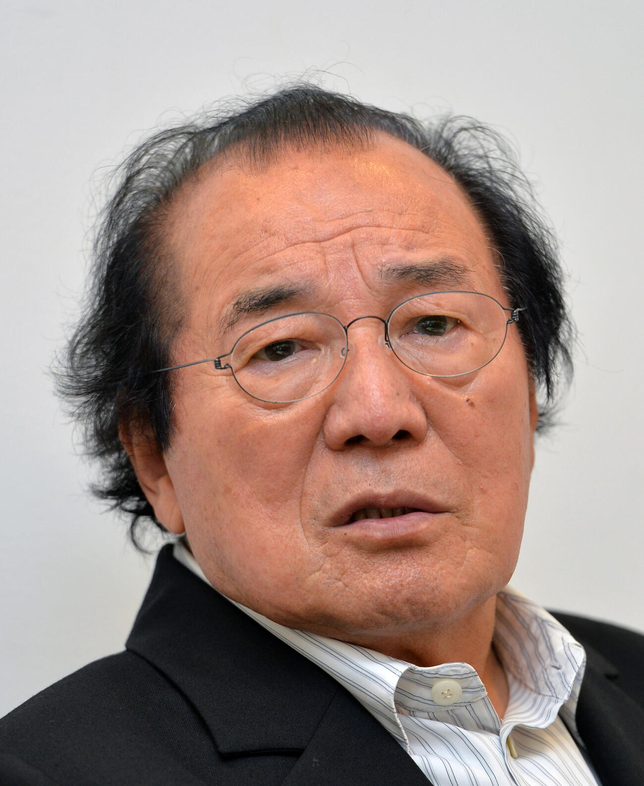 愛川欽也さん（2014年撮影）