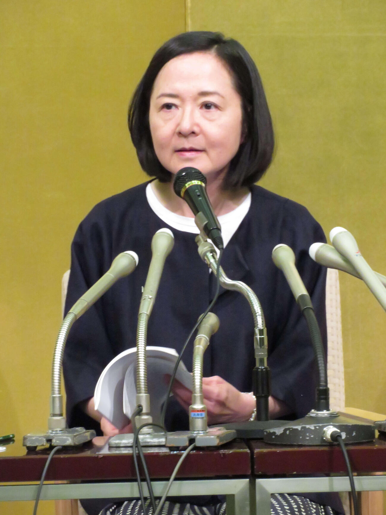 小川洋子氏（2019年7月撮影）