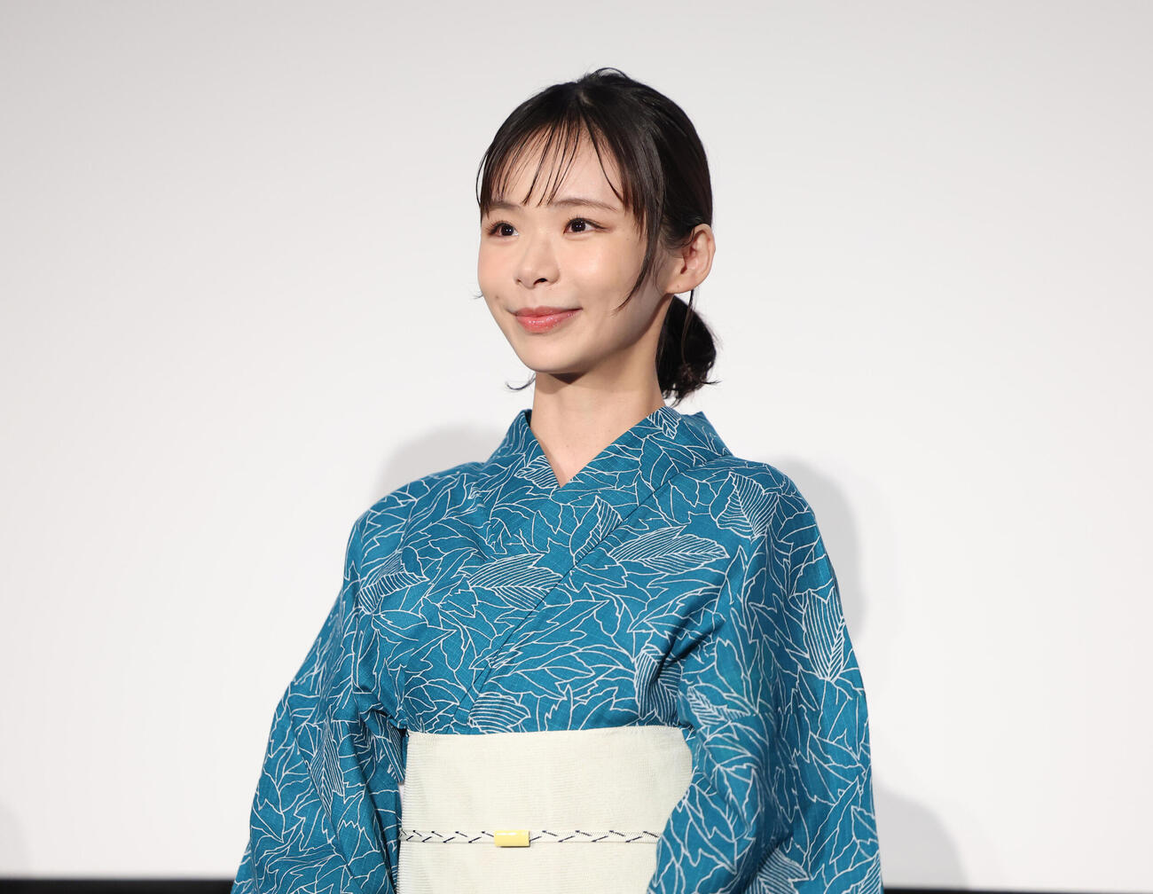 イベントに登壇した趣里（撮影・増田悦実）