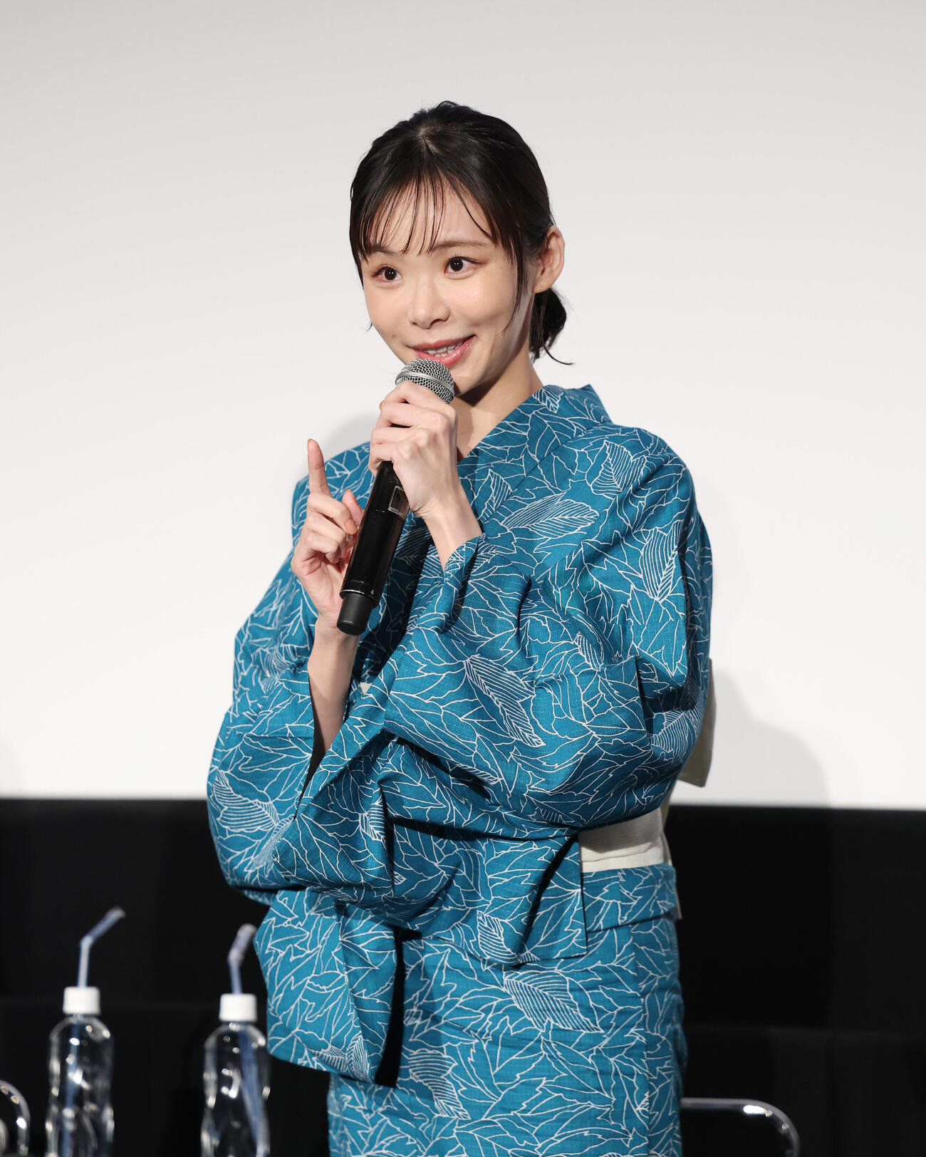 イベントに登壇した趣里（撮影・増田悦実）