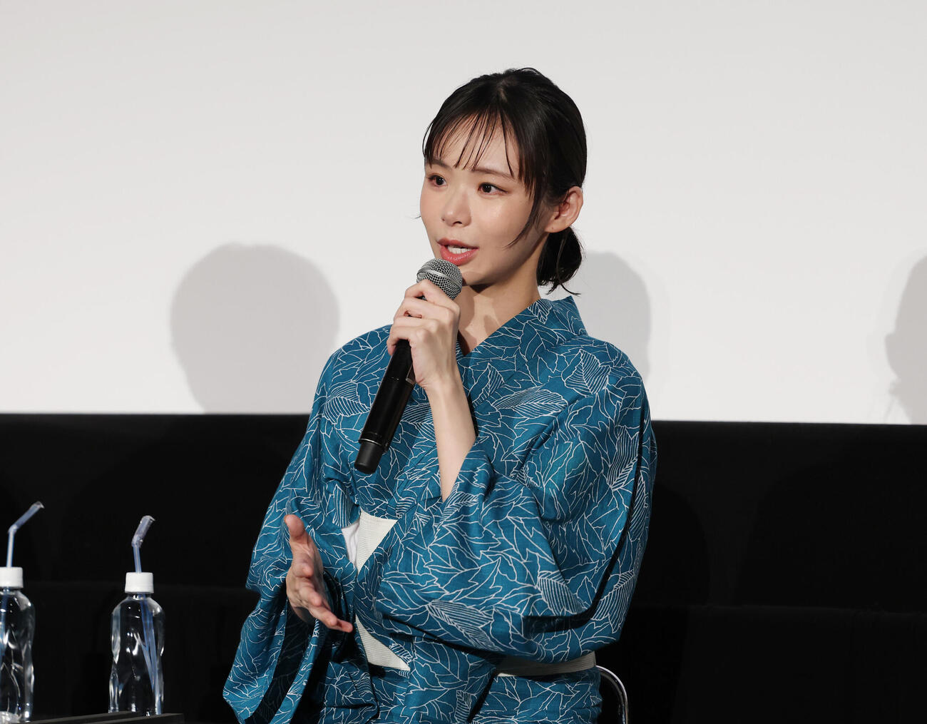 イベントに登壇した趣里（撮影・増田悦実）