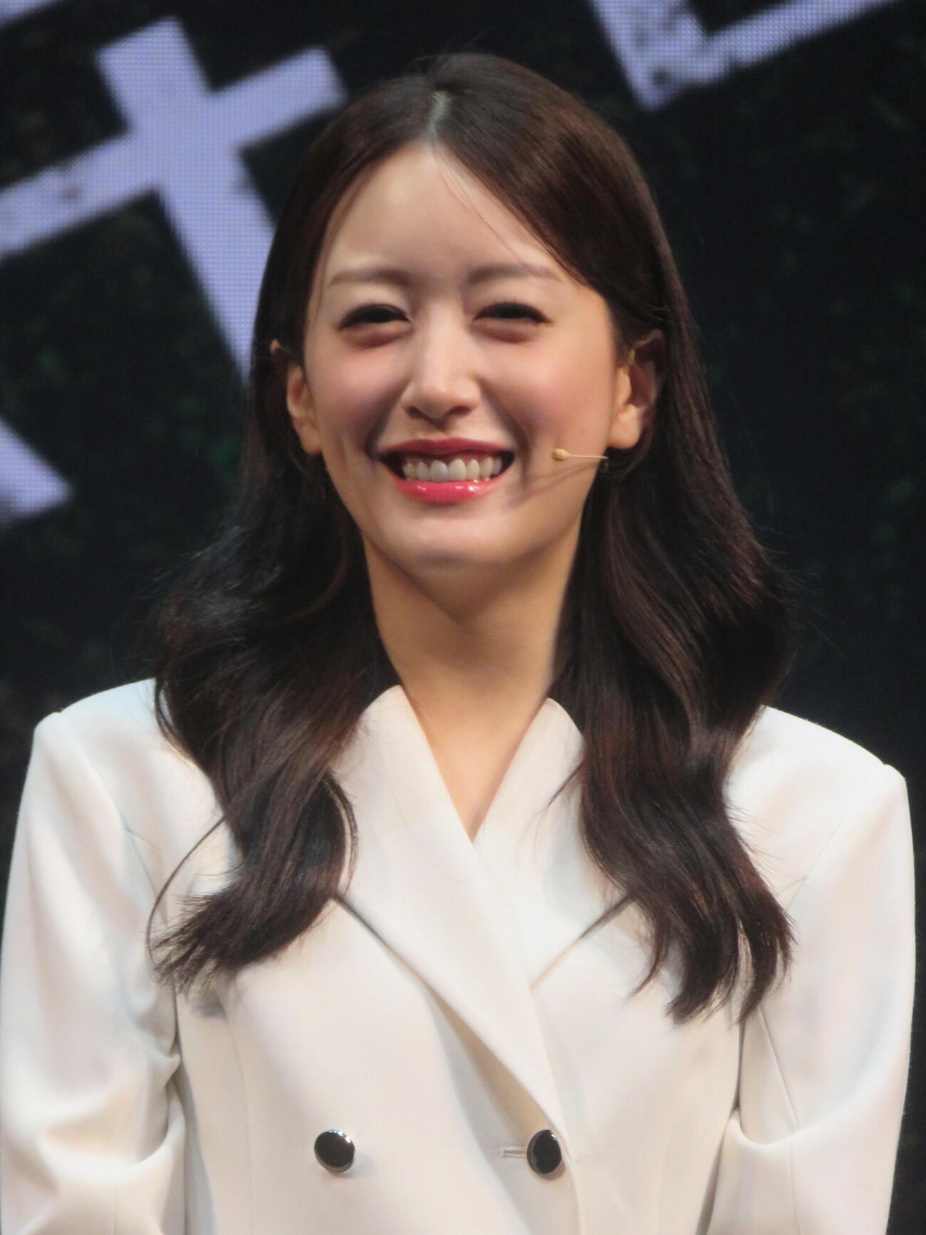 ミュージカル「愛の不時着」開幕会見に出席した花乃まりあ（撮影・川田和博）