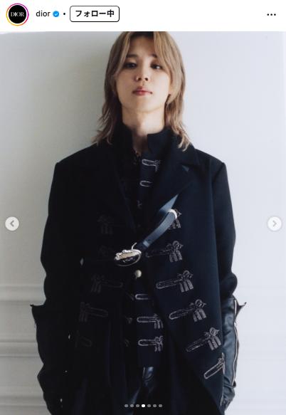 Diorのインスタグラムから