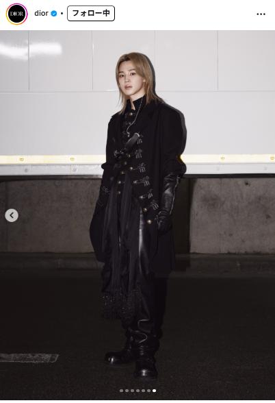 Diorのインスタグラムから