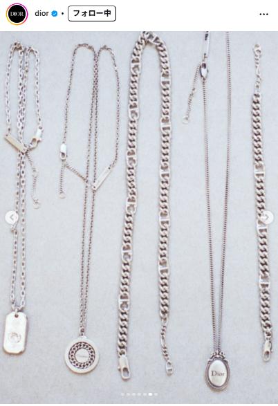 Diorのインスタグラムから