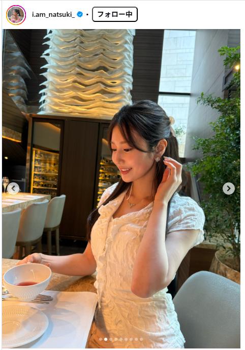 阿部なつきのインスタグラムから