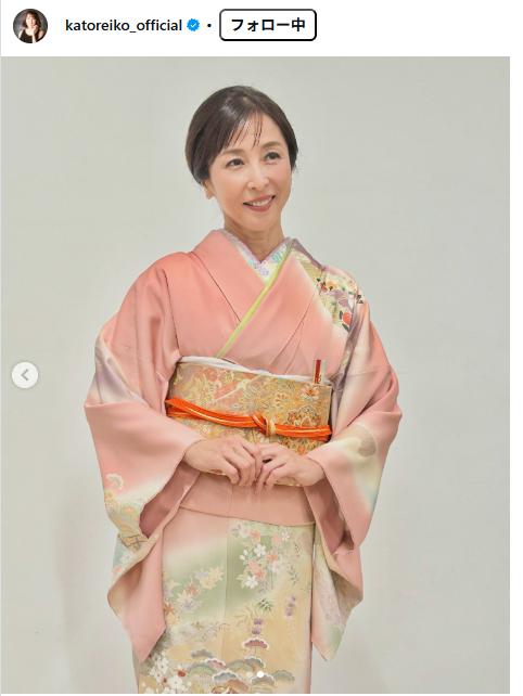 かとうれいこのインスタグラムから