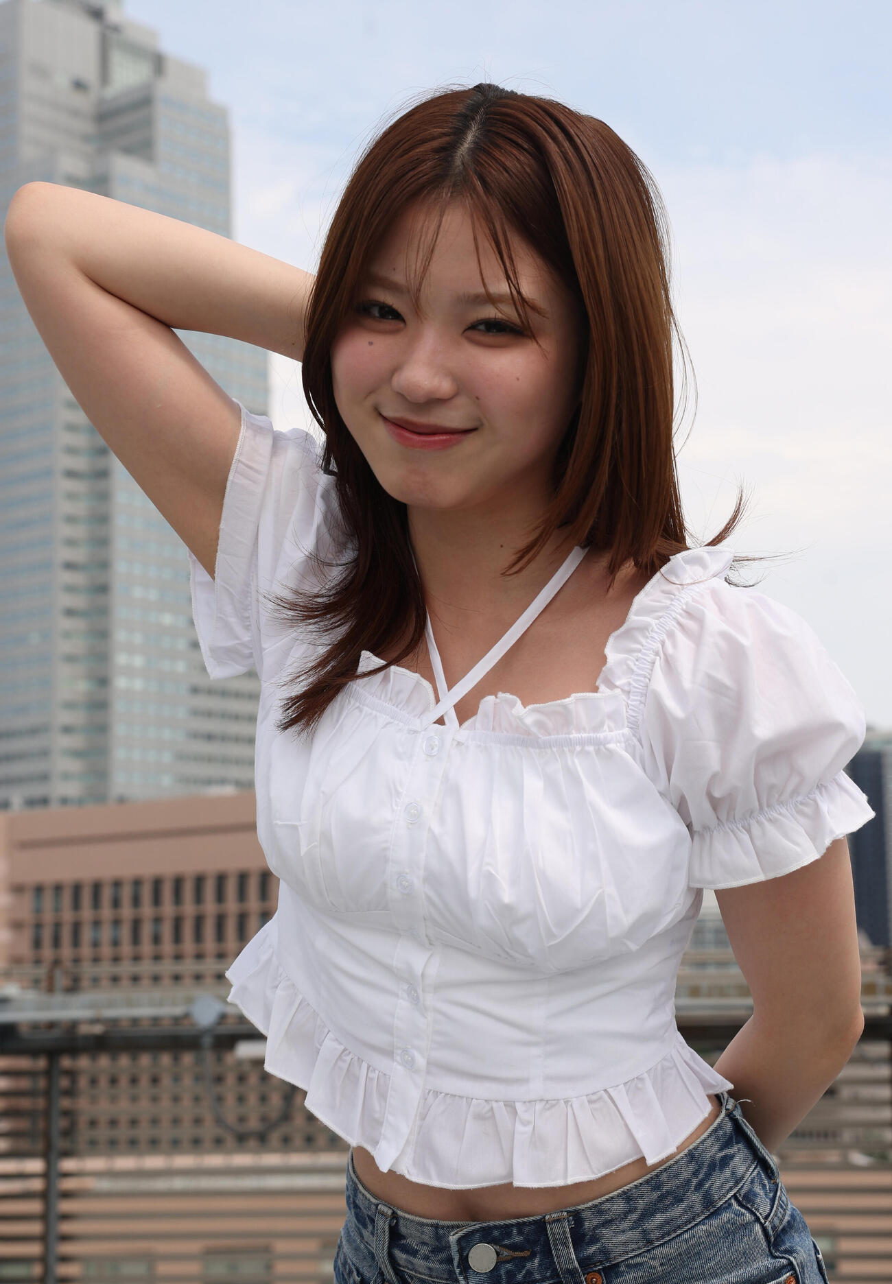 女優としてこれからの活躍が期待される矢野ななか（撮影・水谷安孝）