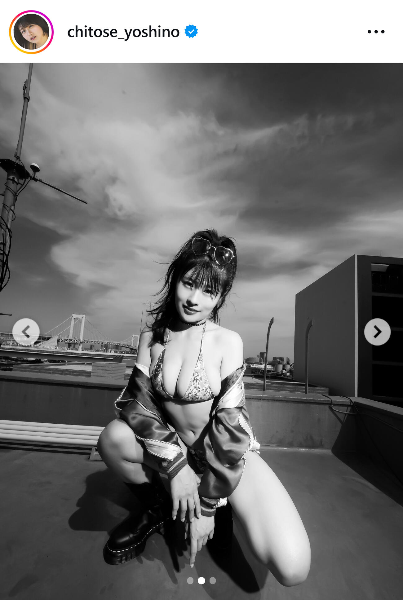ちとせよしののインスタグラムから