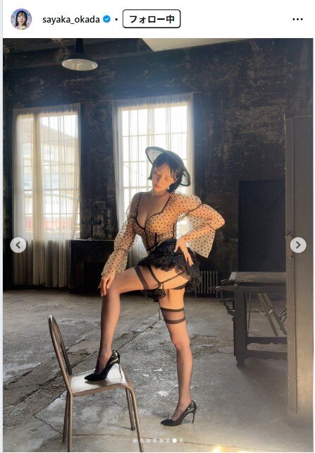 岡田紗佳のインスタグラムから