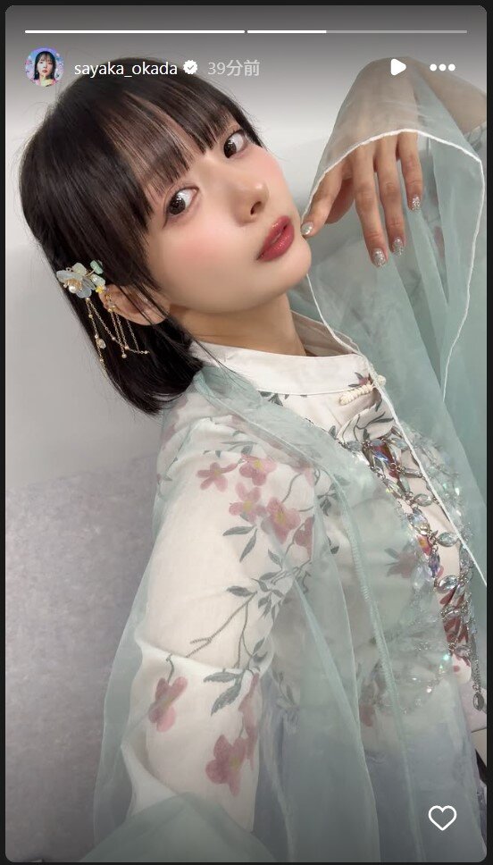 岡田紗佳のストーリーズから