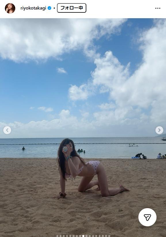 高木里代子のインスタグラムから
