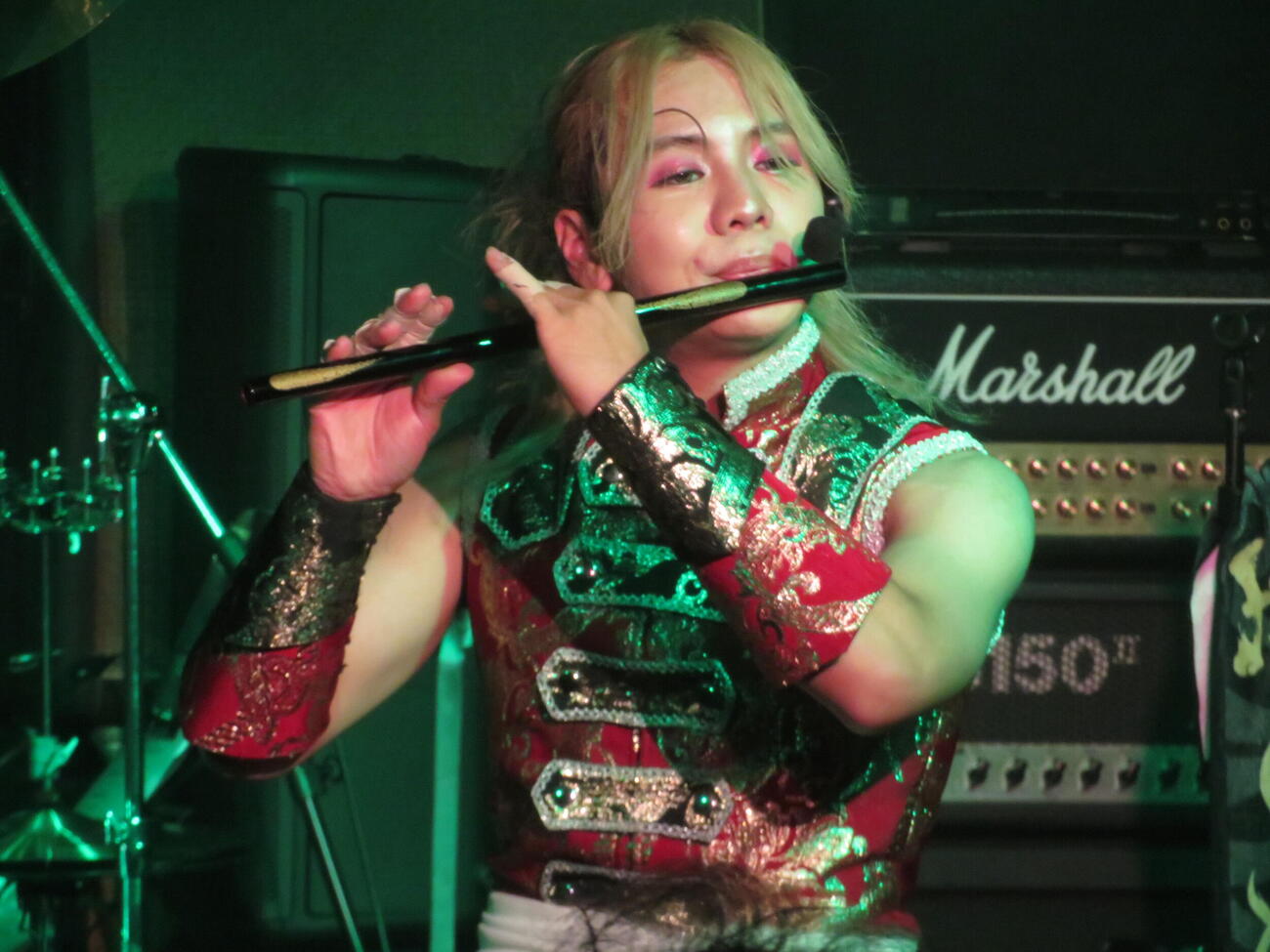 結成20周年記念アルバム「Ember Before Flame」リリースツアーの最終公演を行った宝道の永井孝太郎（撮影・川田和博）