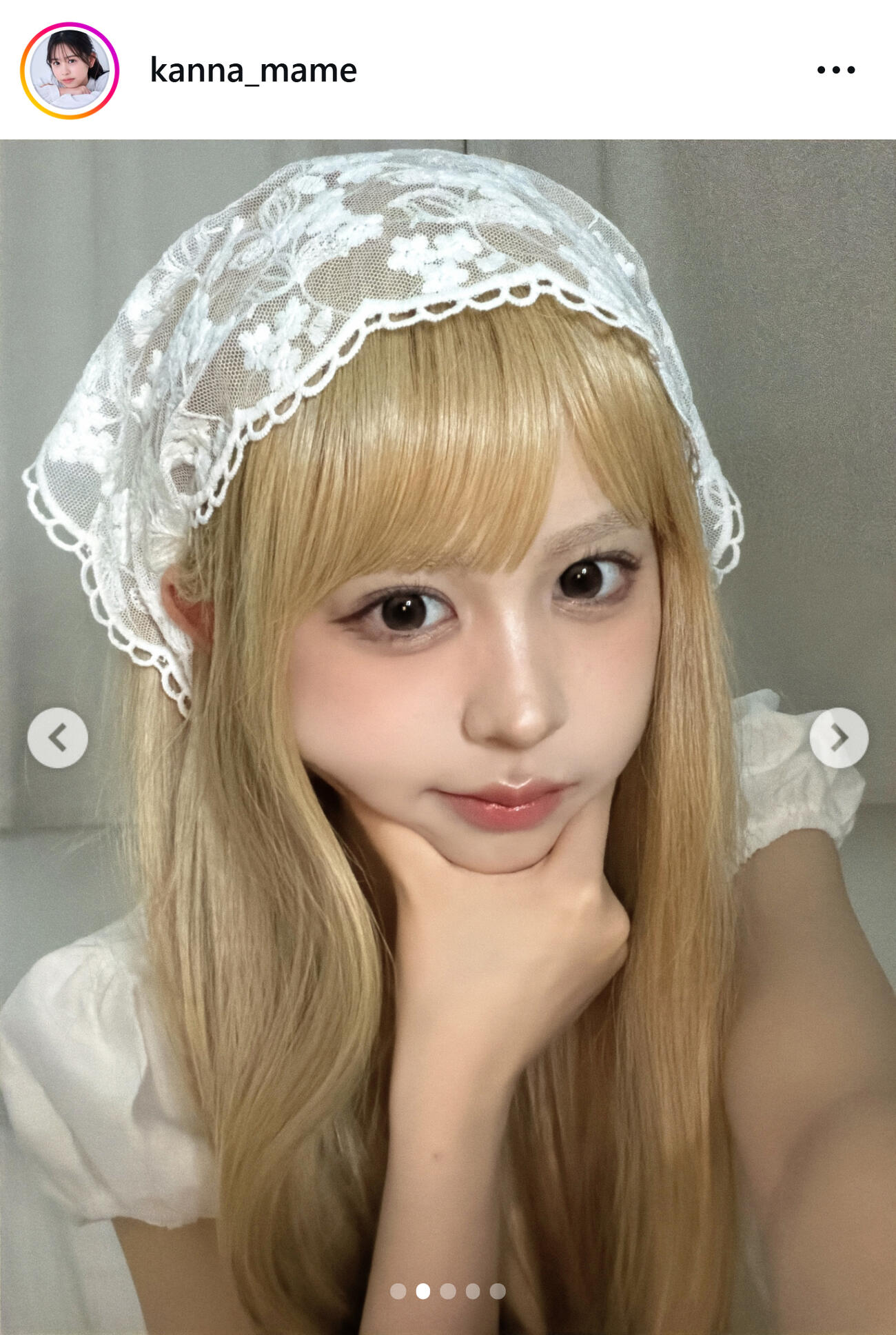 梶原叶渚のインスタグラムから