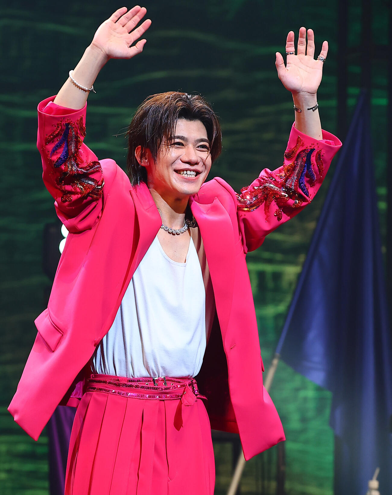 全国ツアーのファイナル公演を行った新浜レオン（撮影・野上伸悟）