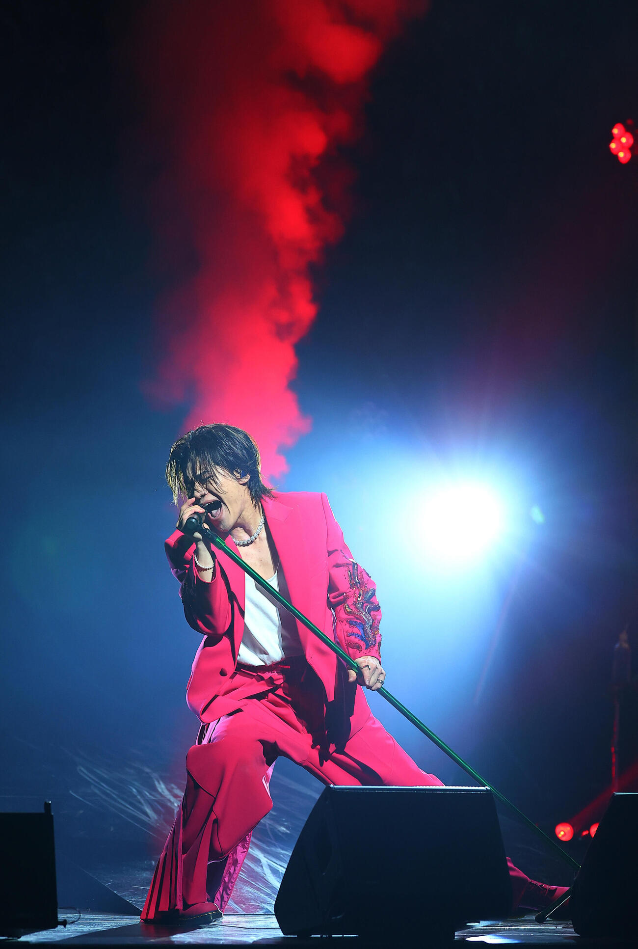 全国ツアーのファイナル公演を行った新浜レオン（撮影・野上伸悟）