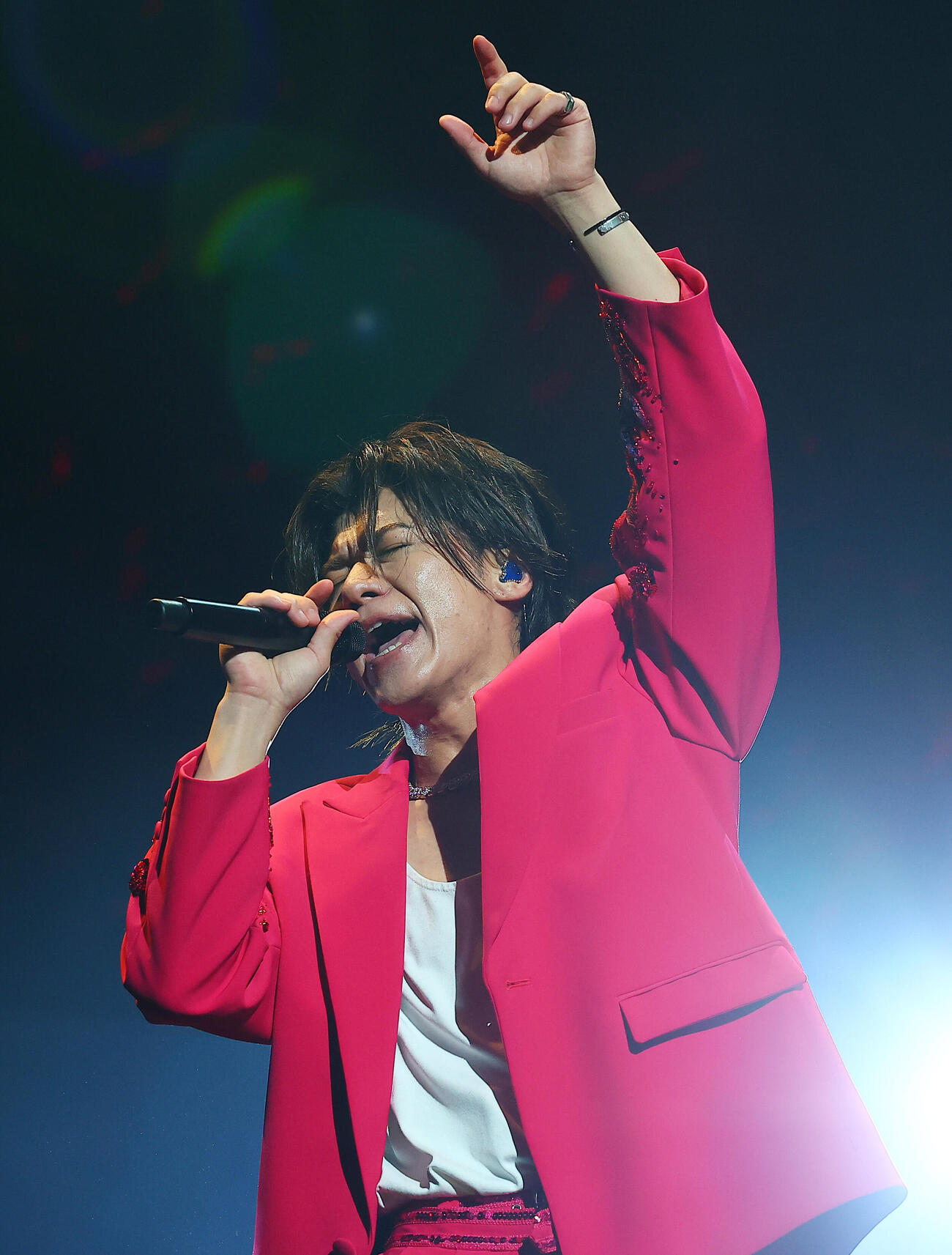 全国ツアーのファイナル公演を行った新浜レオン（撮影・野上伸悟）