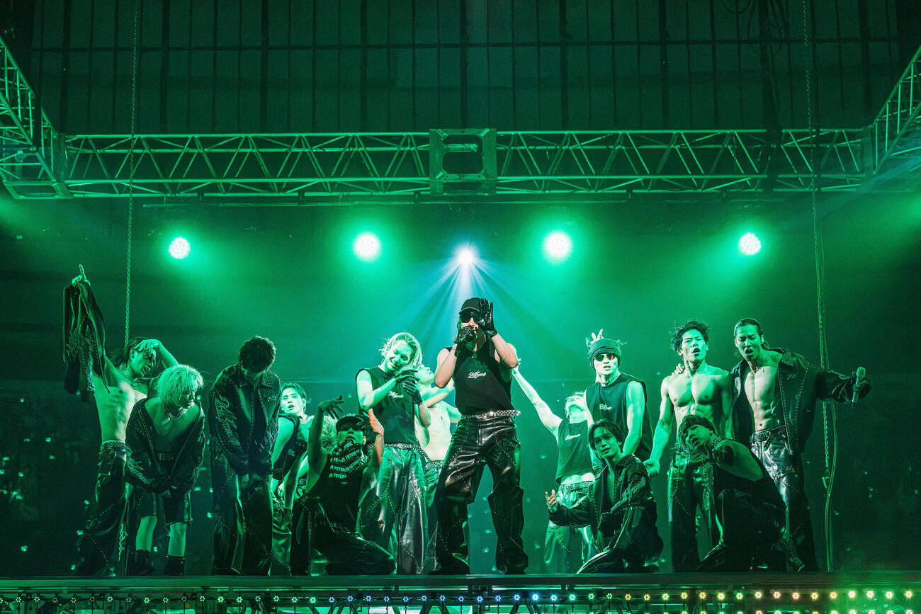 「THE RAMPAGE LIVE TOUR 2026“（R）MPG”」最終公演でパフォーマンスするTHE RAMPAGE（木下マリ撮影）
