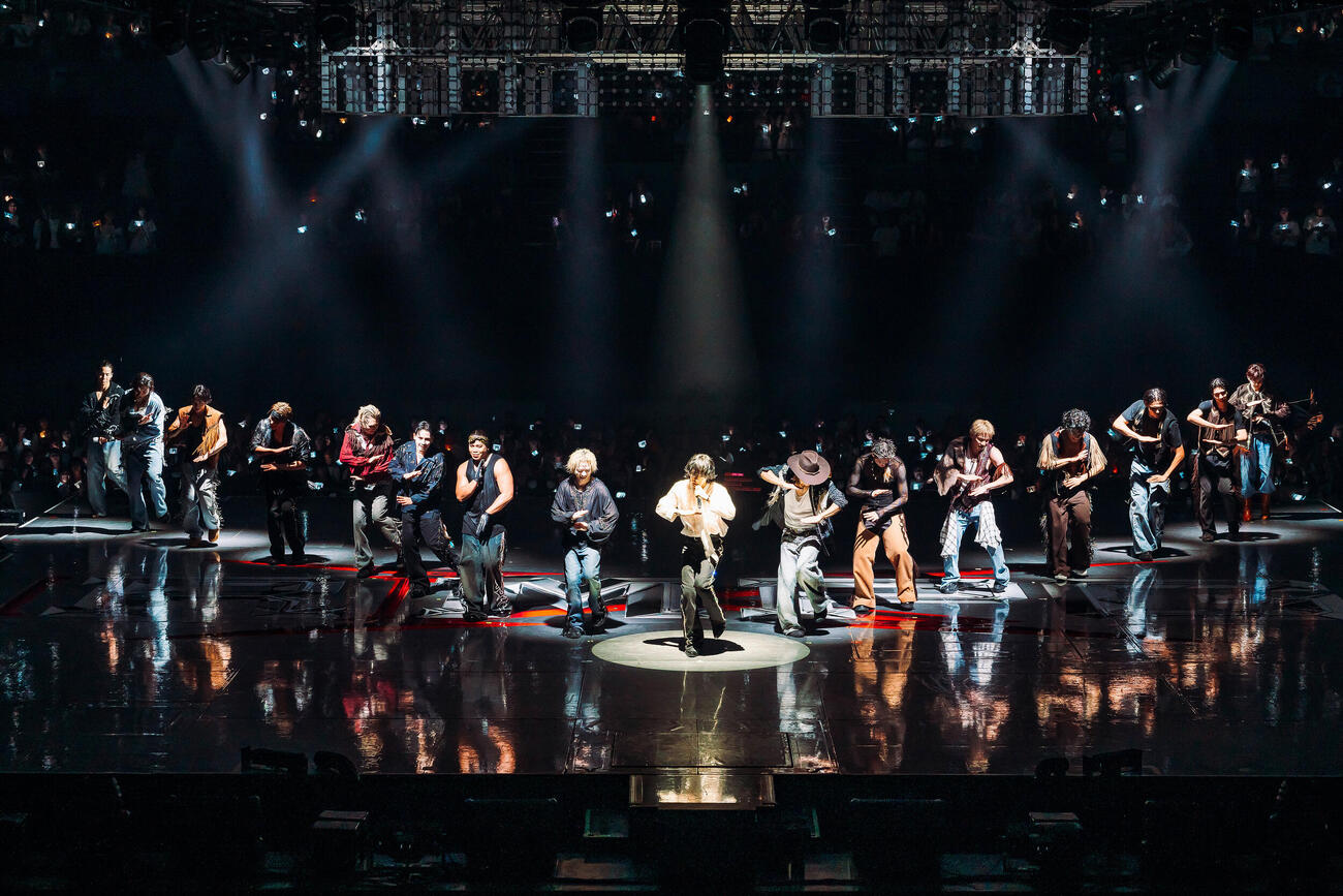 「THE RAMPAGE LIVE TOUR 2026“（R）MPG”」最終公演でパフォーマンスするTHE RAMPAGE（木下マリ撮影）