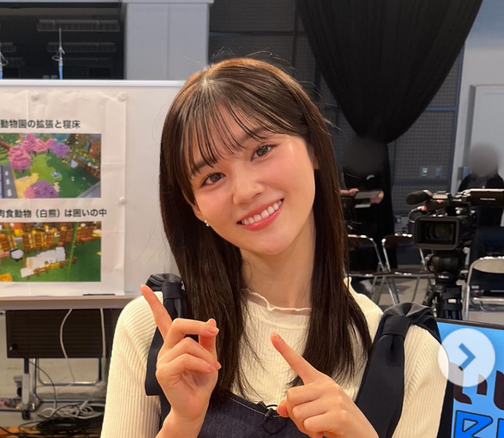 テレ東中原みなみアナのインスタグラムから