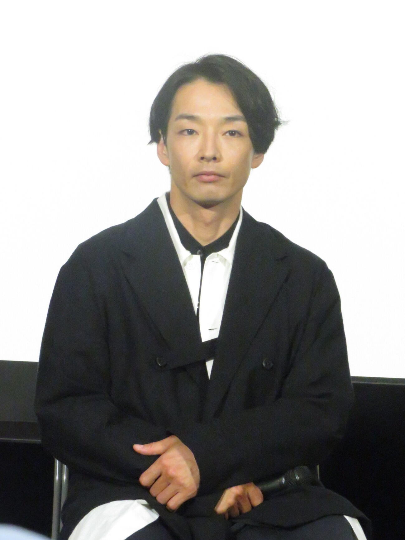 NHK特集ドラマ「笹まくら」の取材会に参加した森山未來