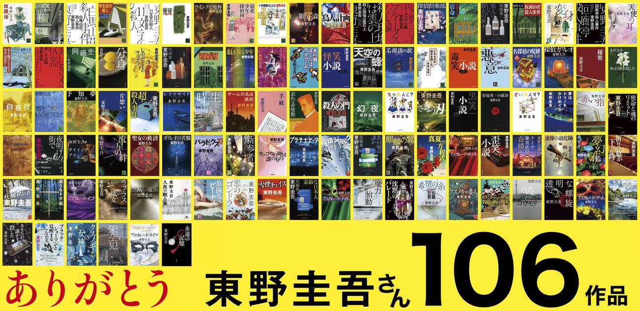 東野圭吾【公式X】から