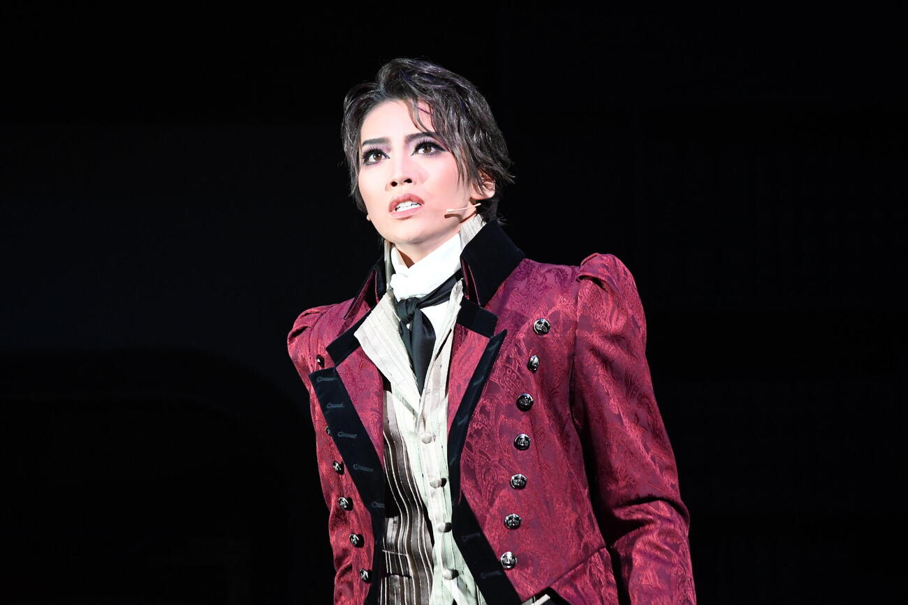 「赤と黒」でバウホール初主演を務める侑輝大弥（撮影・阪口孝志）