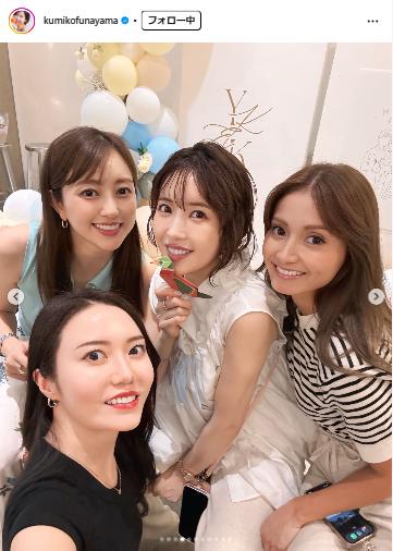 舟山久美子のインスタグラムから