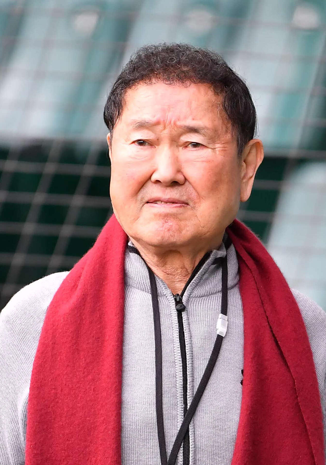 甲子園球場を訪れた板東英二さん（2019年4月12日撮影）
