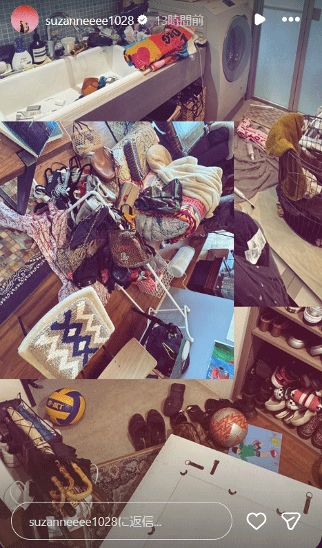 スザンヌのインスタグラムから