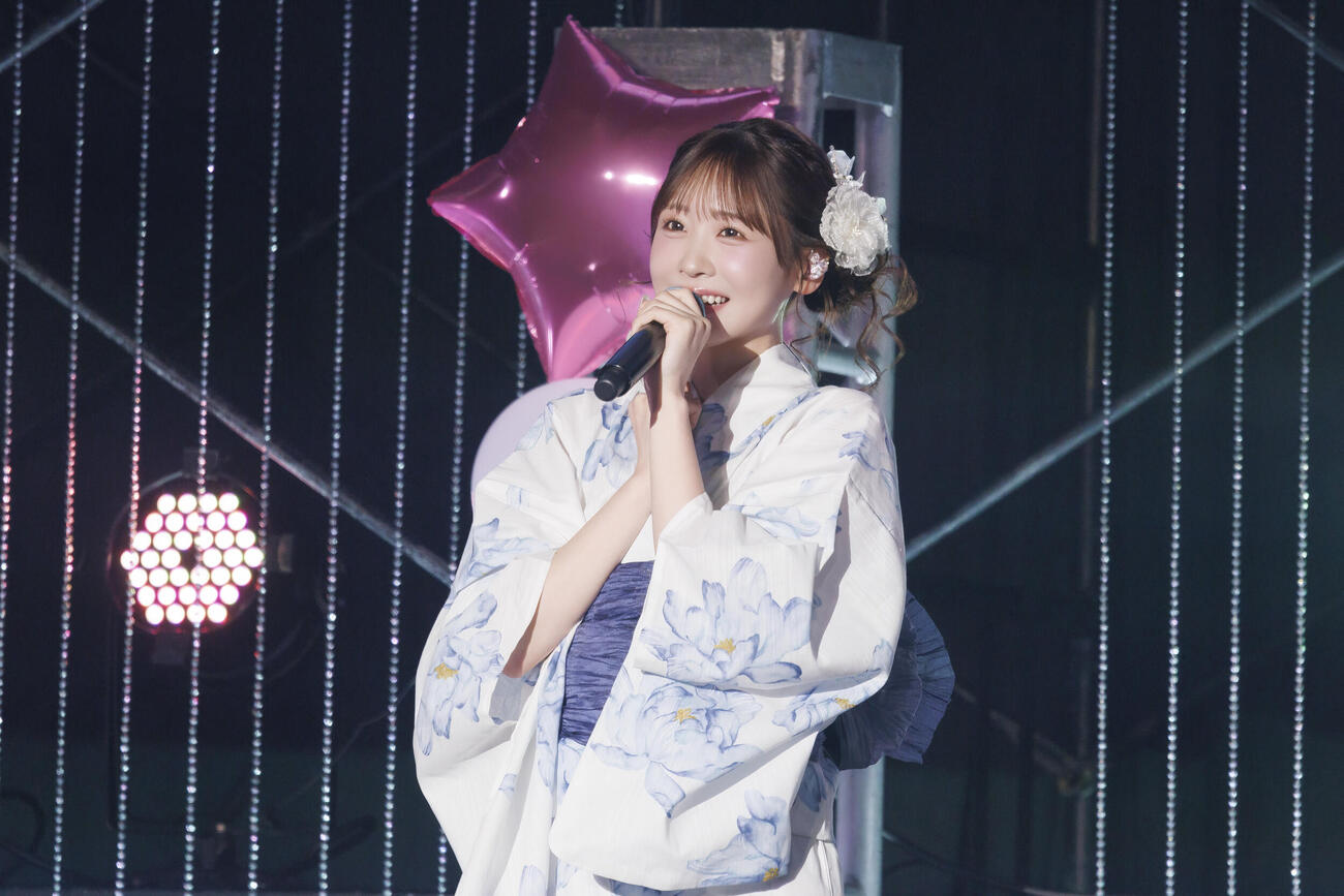 初CD［夏いぞん」の発売記念イベントを行った櫻井優衣