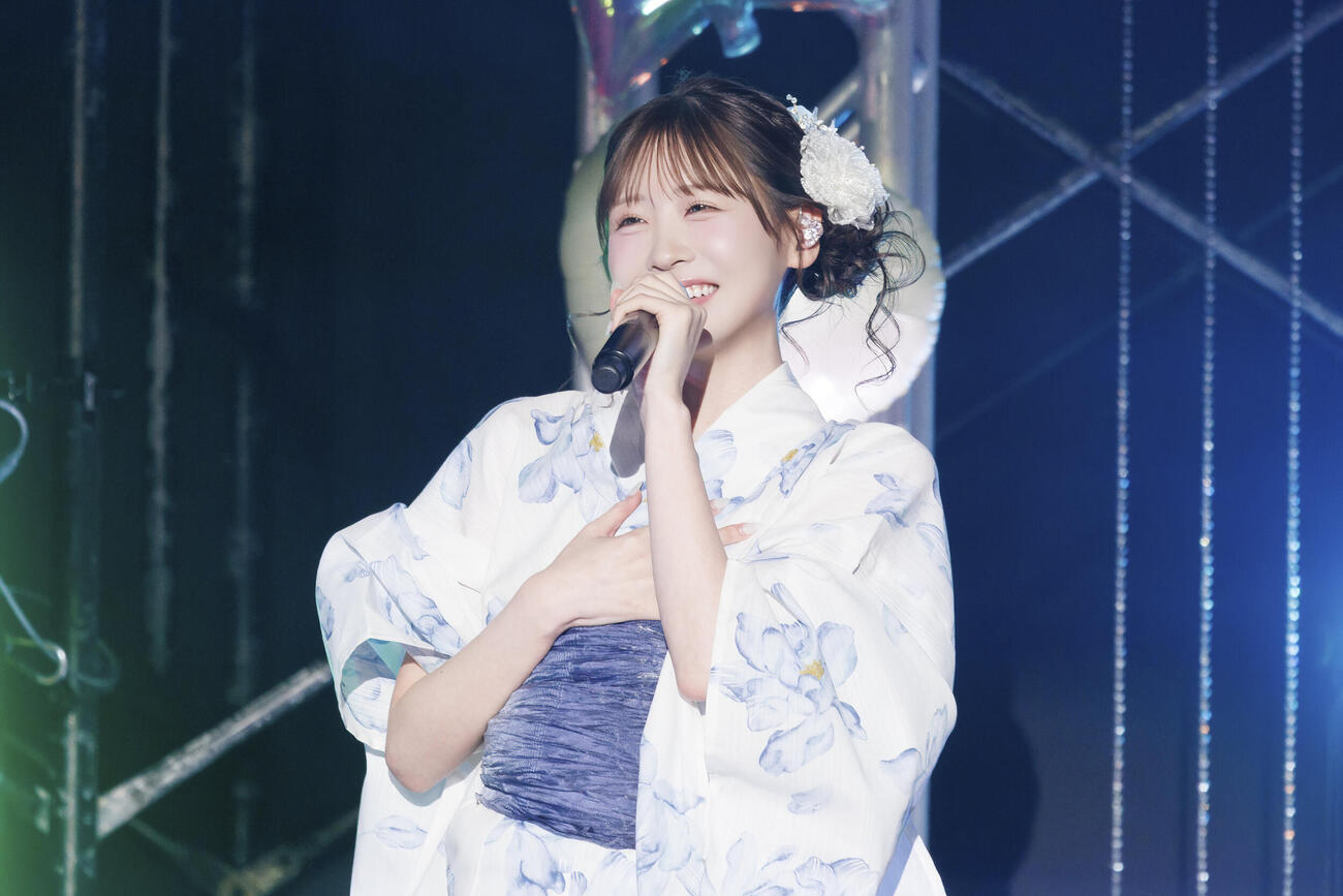 初CD［夏いぞん」の発売記念イベントを行った櫻井優衣