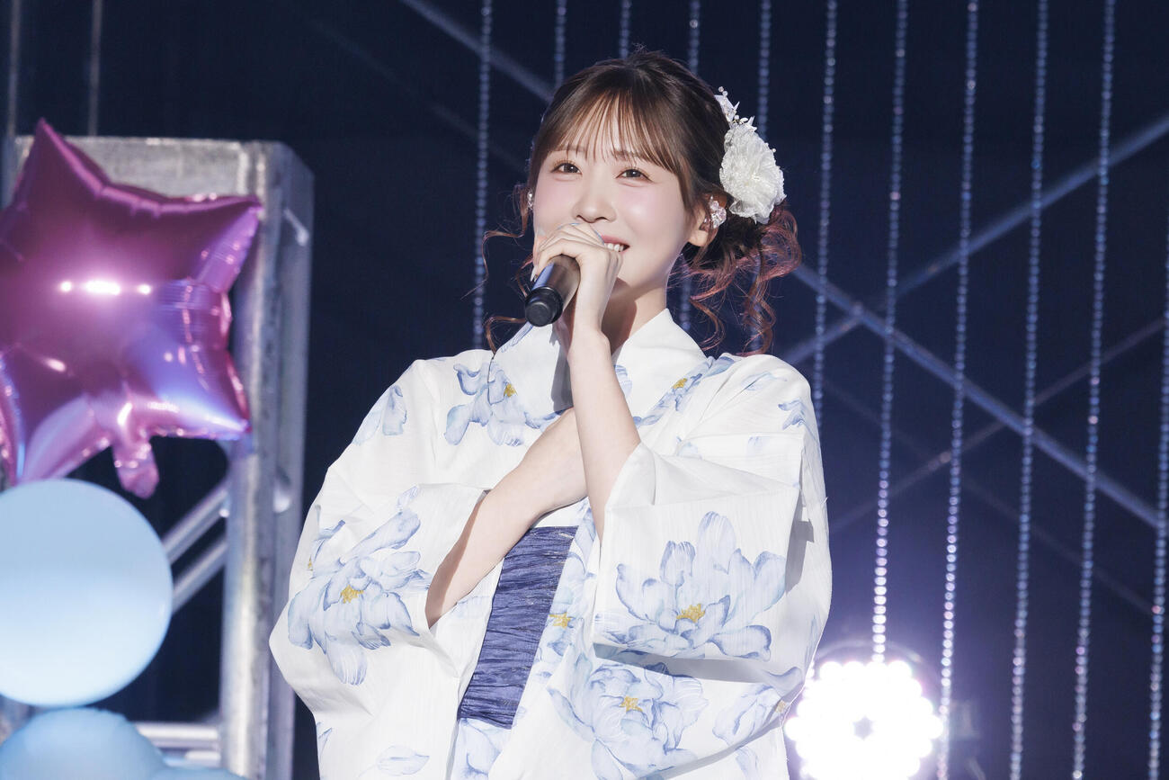 初CD［夏いぞん」の発売記念イベントを行った櫻井優衣