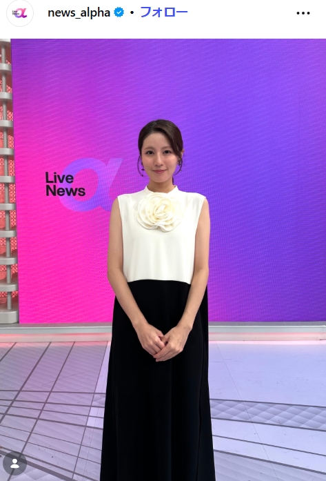 Live Newsαのインスタグラムから