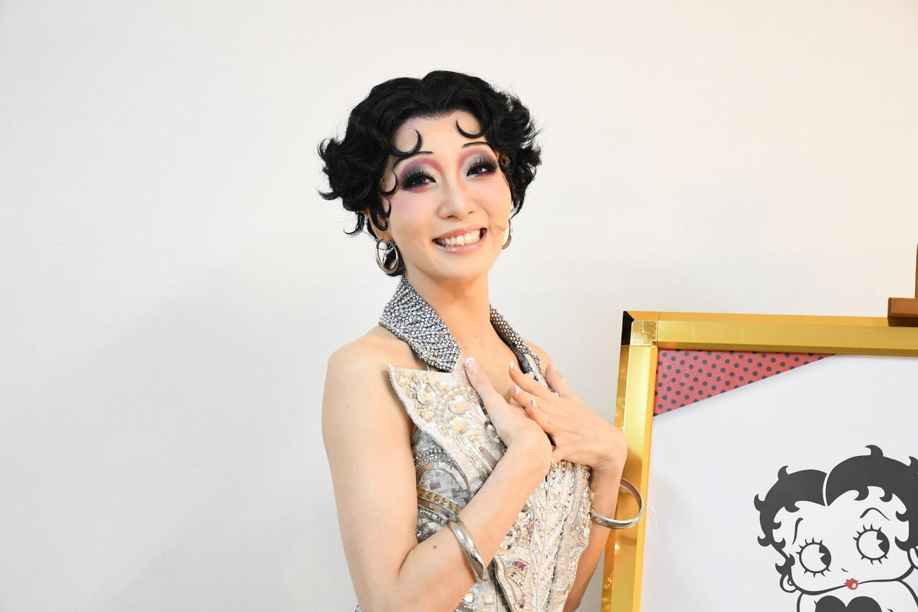 「BOOP！The Musical」福岡公演に向けて意気込む礼真琴（2026年7月撮影・阪口孝志）