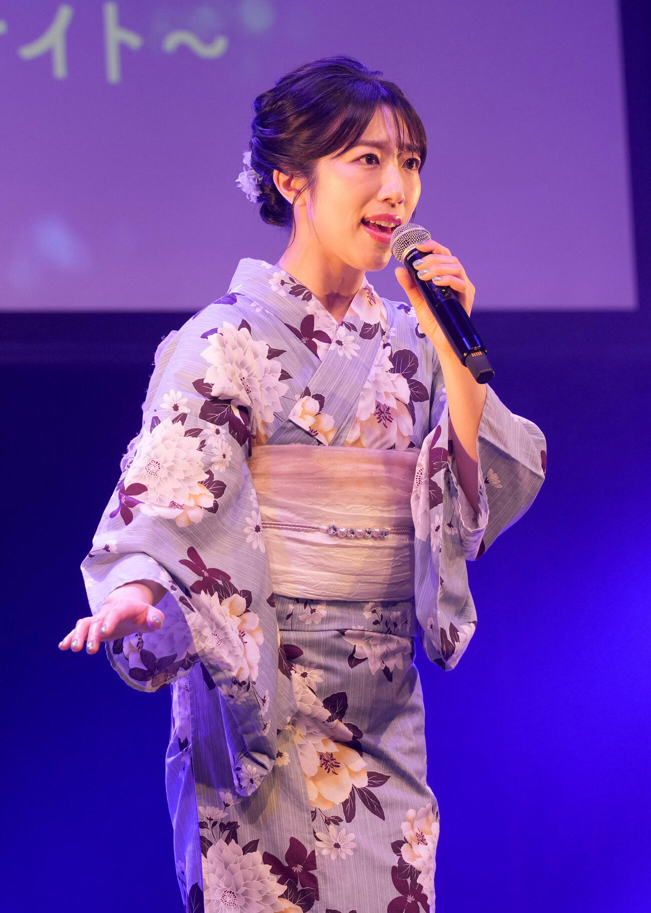 ライブを行った津吹みゆ