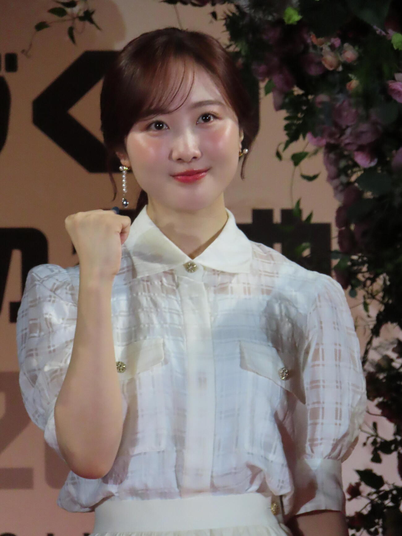 「ものづくり・匠の技の祭典2026」オープニングセレモニーに出席した本田望結（撮影・鎌田良美）