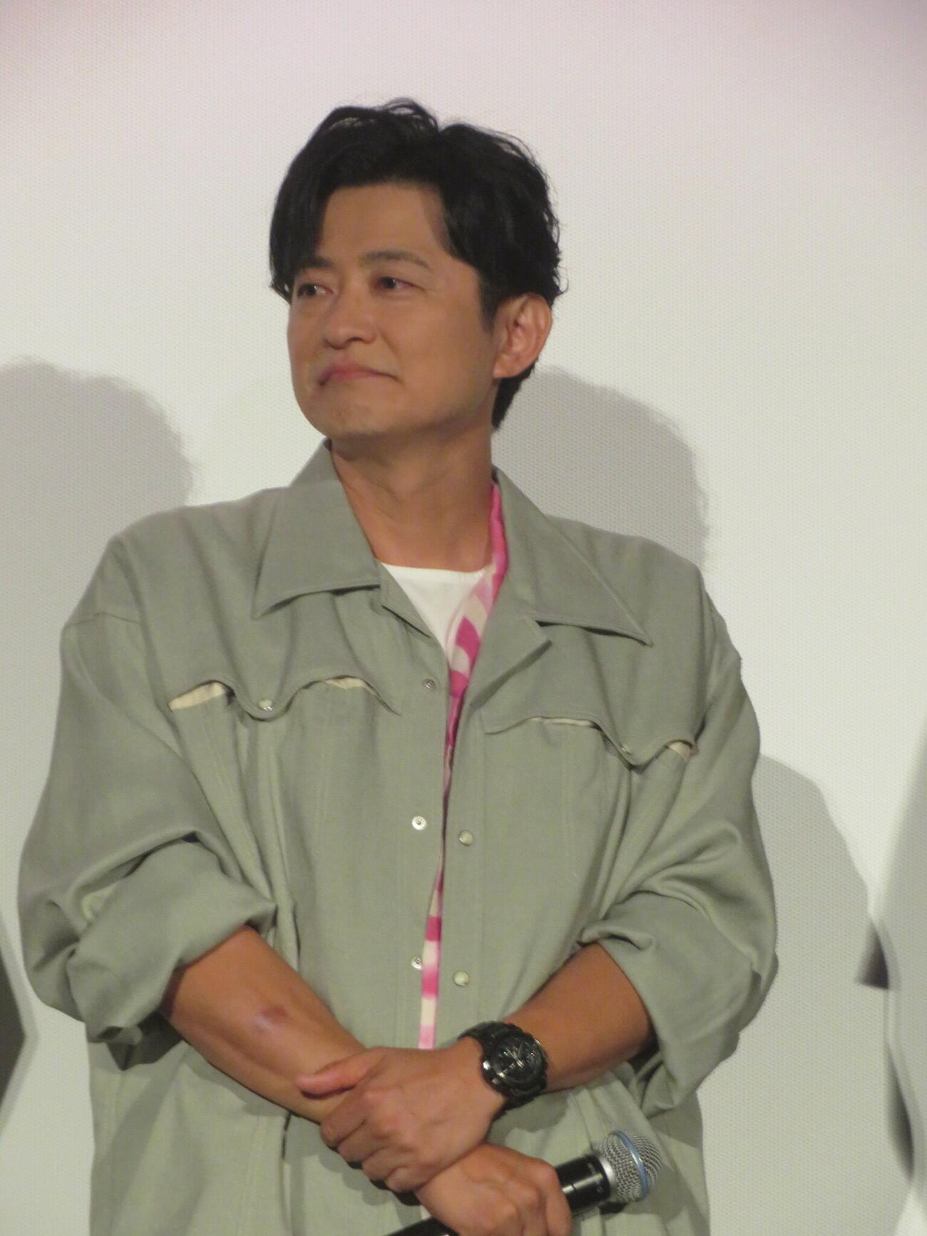 「映画クレヨンしんちゃん　奇々怪々！オラの妖怪バケ～ション」初日舞台あいさつに出席した下野紘（撮影・川田和博）
