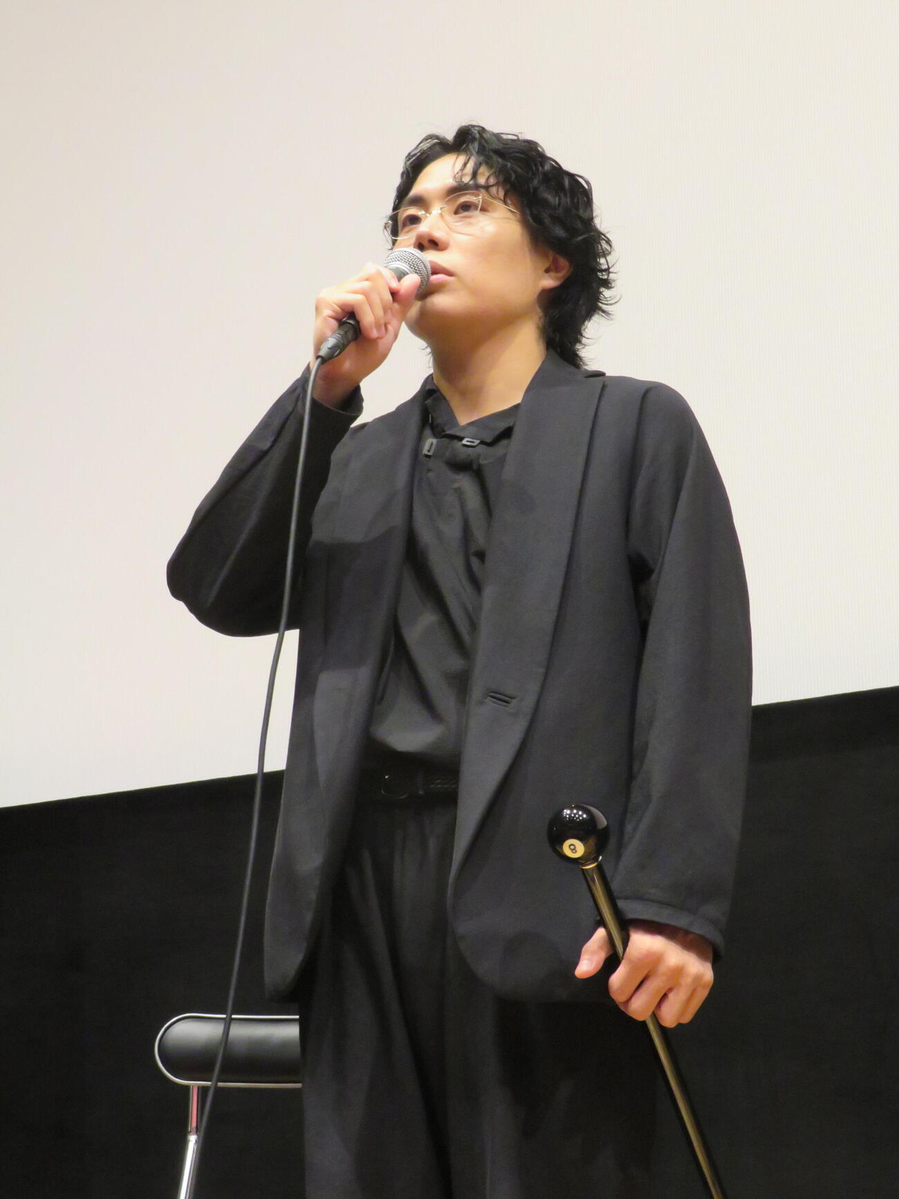 短編映画「BREAK SHOT」劇場公開記念トークイベントに登壇した、左からオダギリジョー、くるま、高良健吾、神保悟志（撮影・村上幸将）
