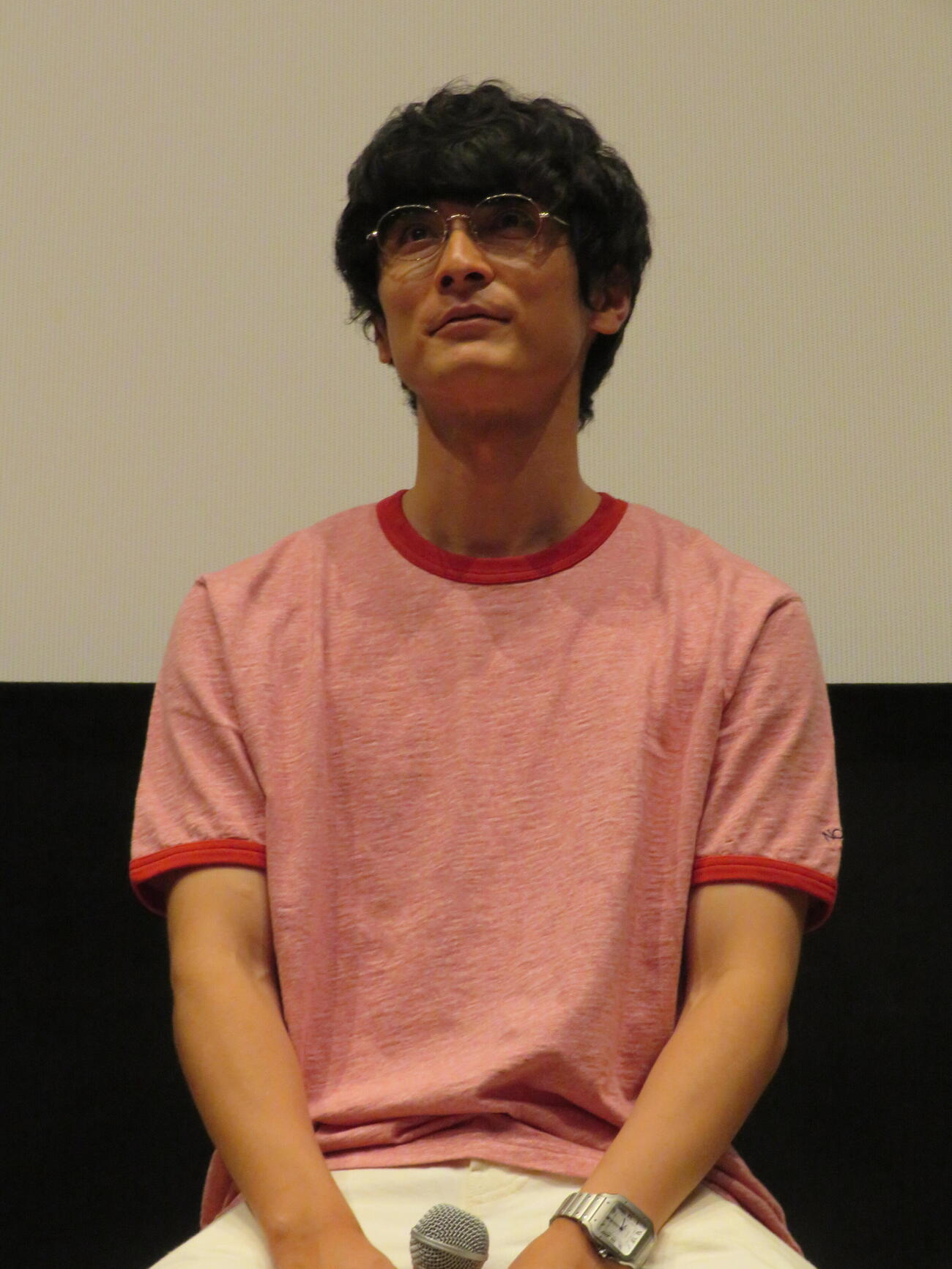 短編映画「BREAK SHOT」劇場公開記念トークイベントに登壇した高良健吾（撮影・村上幸将）

