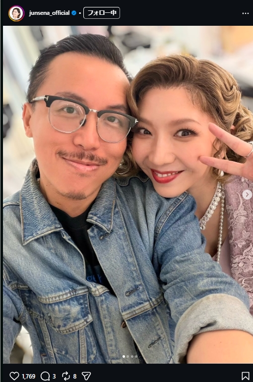 瀬奈じゅんのインスタグラムから