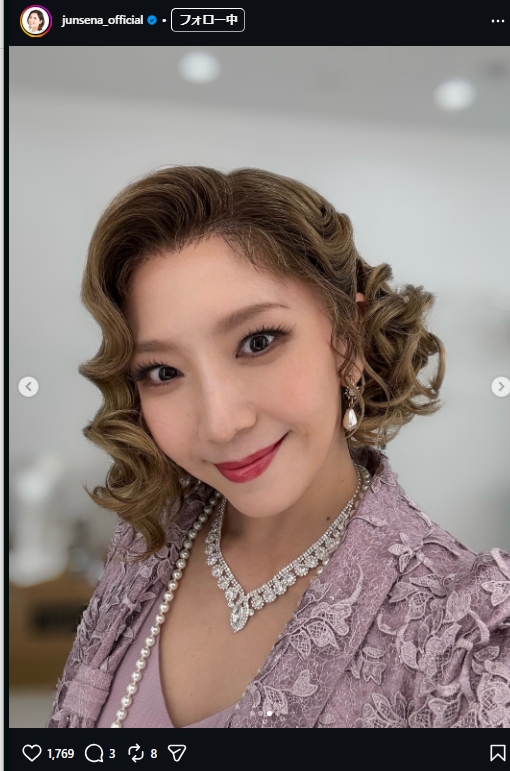 瀬奈じゅんのインスタグラムから