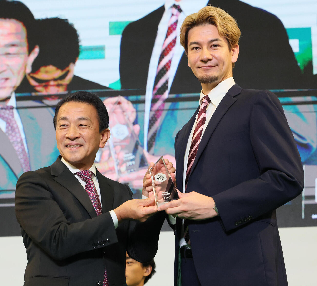 Beautyミドル部門賞を受賞したJOY（撮影・丹羽敏通）
