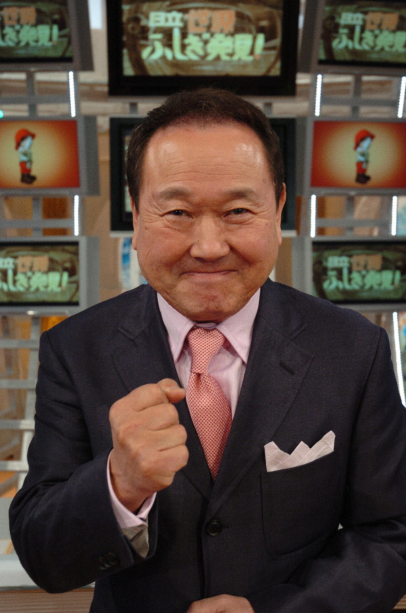 2005年4月9日に送された「世界・ふしぎ発見！スペシャル2005春」での板東英二さん（素材提供TBS）