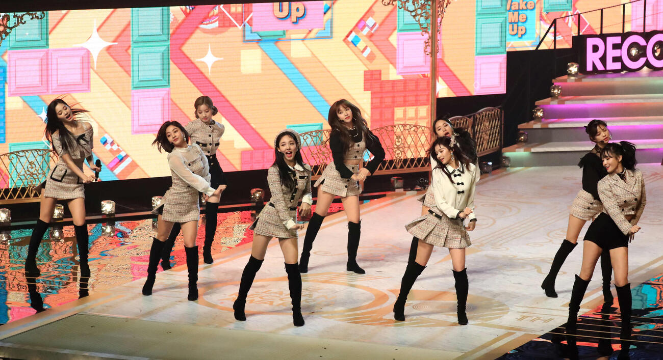 TWICE（2018年12月撮影）