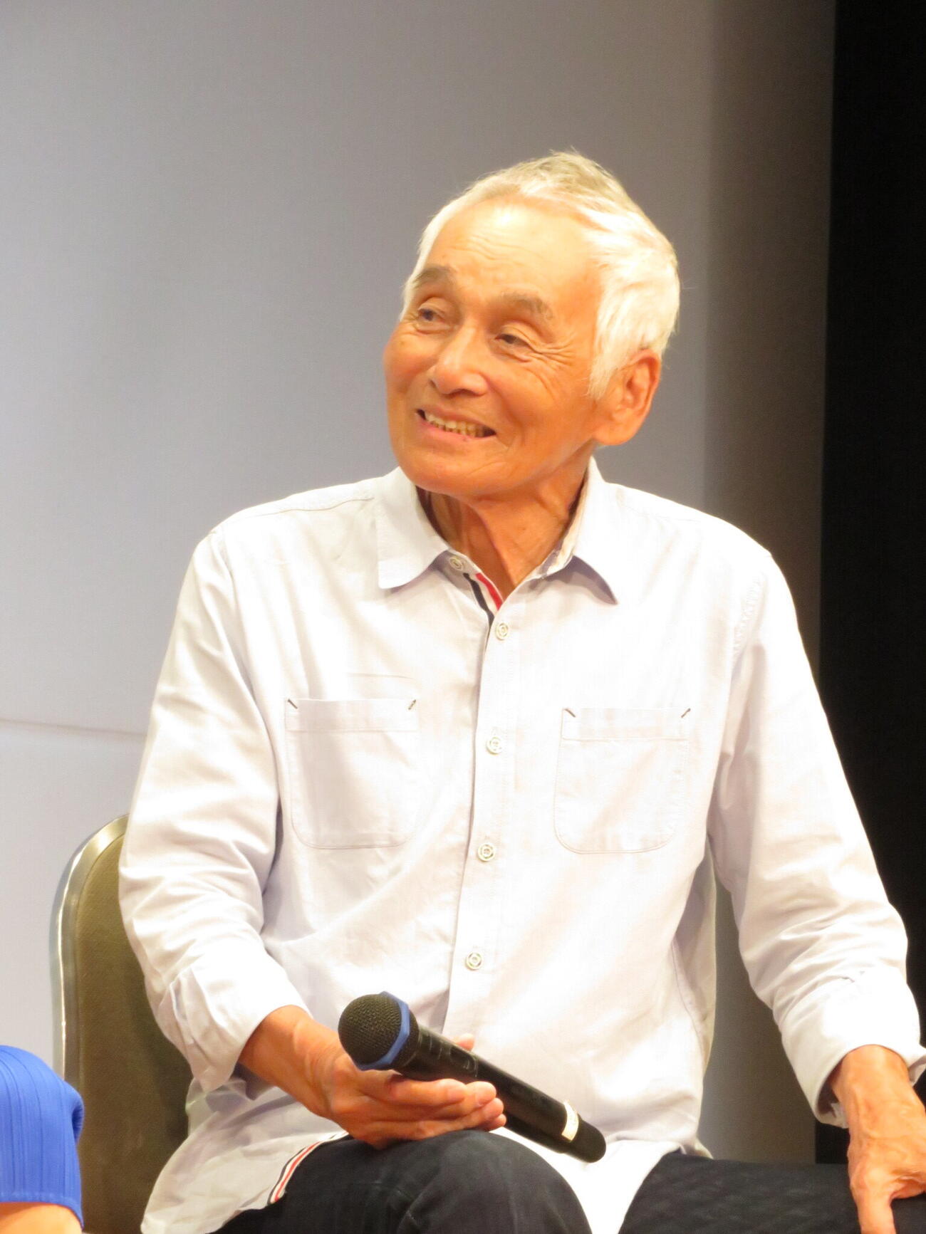 「Gメン’75」の全話Blu－ray BOX発売を記念したトークショーに出演した岡本富士太