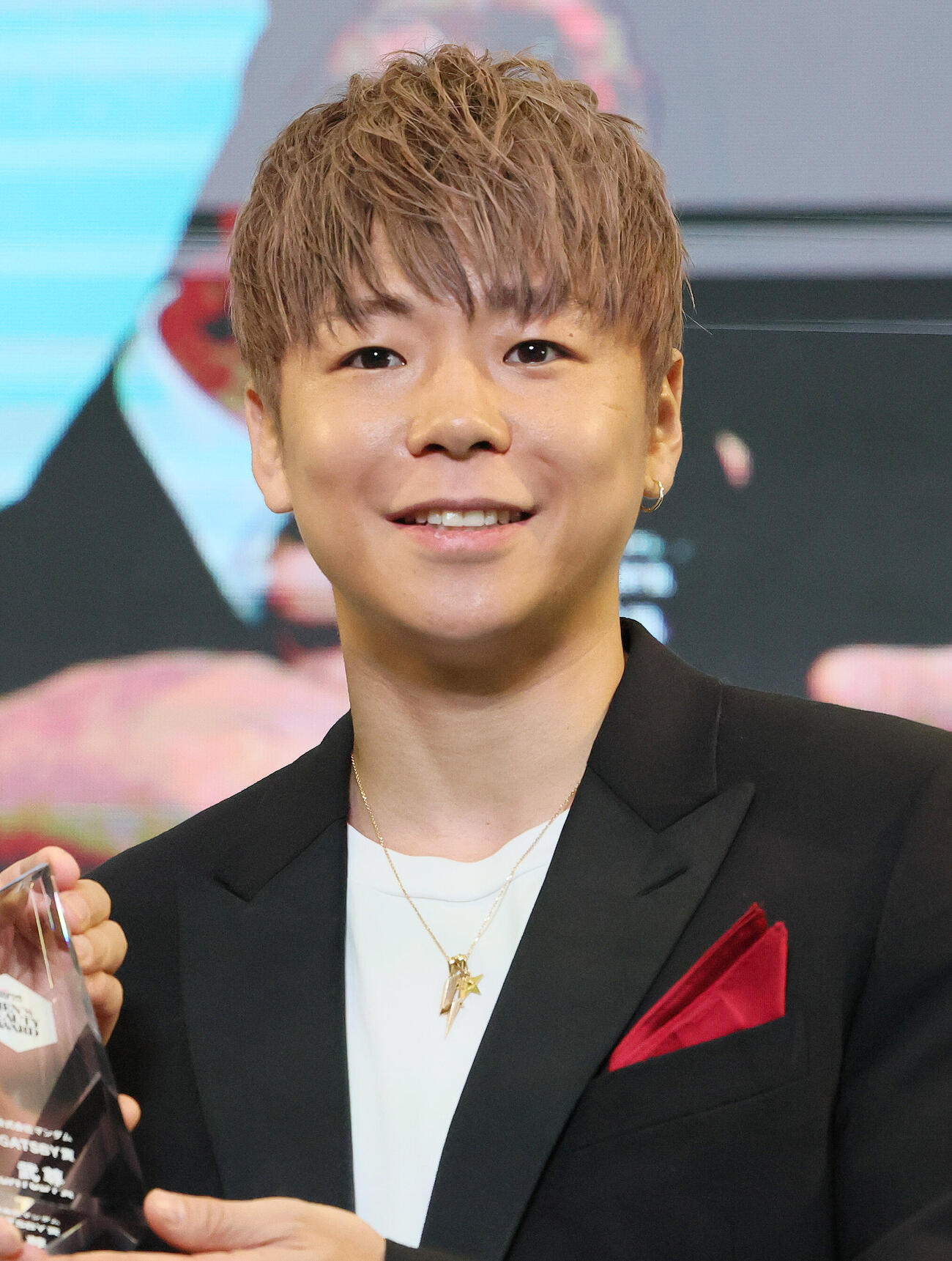 GATSBY賞を受賞した武尊（撮影・丹羽敏通）