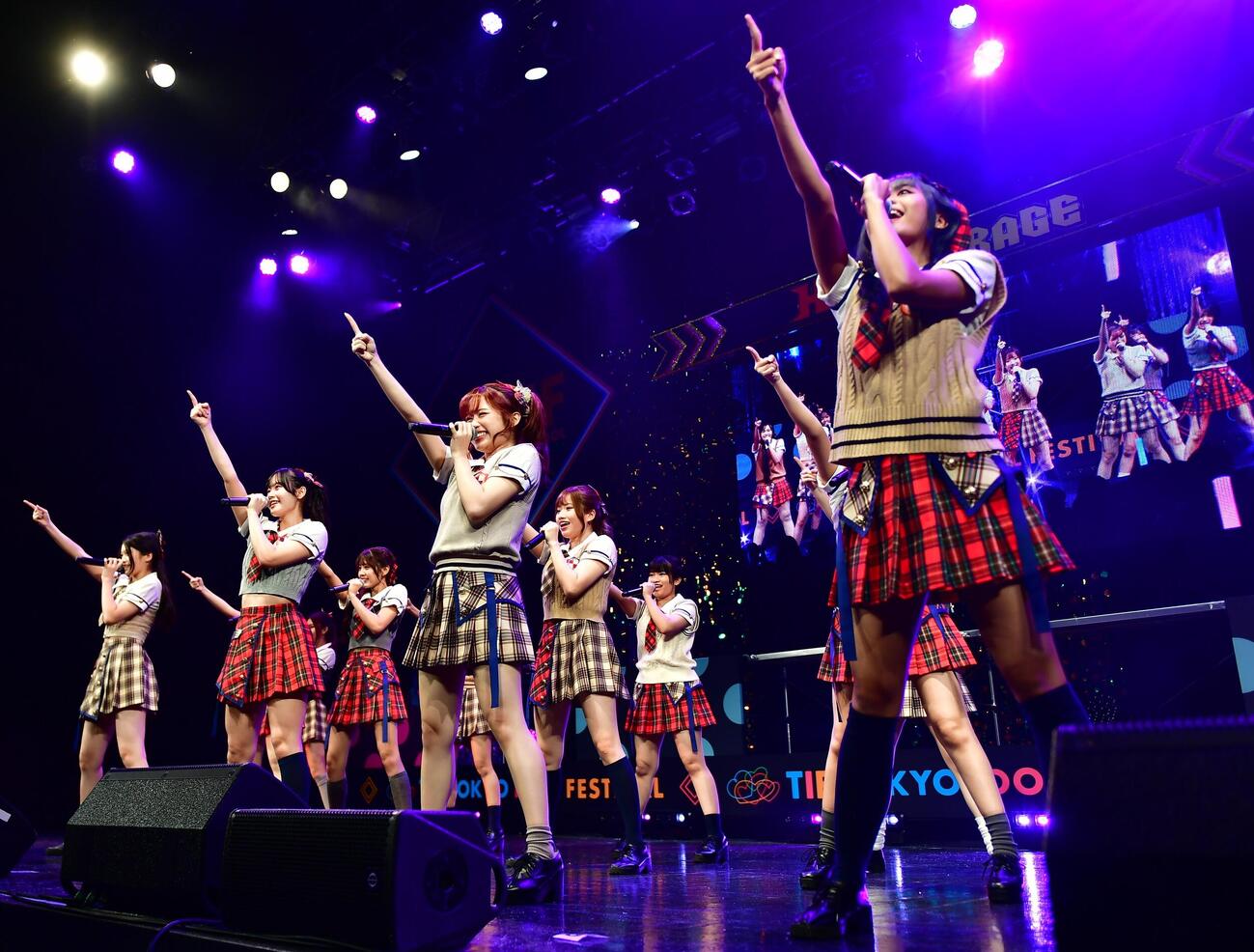 アイドルフェス「TOKYO IDOL FESTIVAL 2026 supported by　にしたんクリニック」に初出演したKLP48