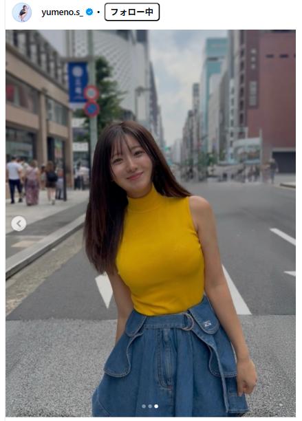 白戸ゆめののインスタグラムから