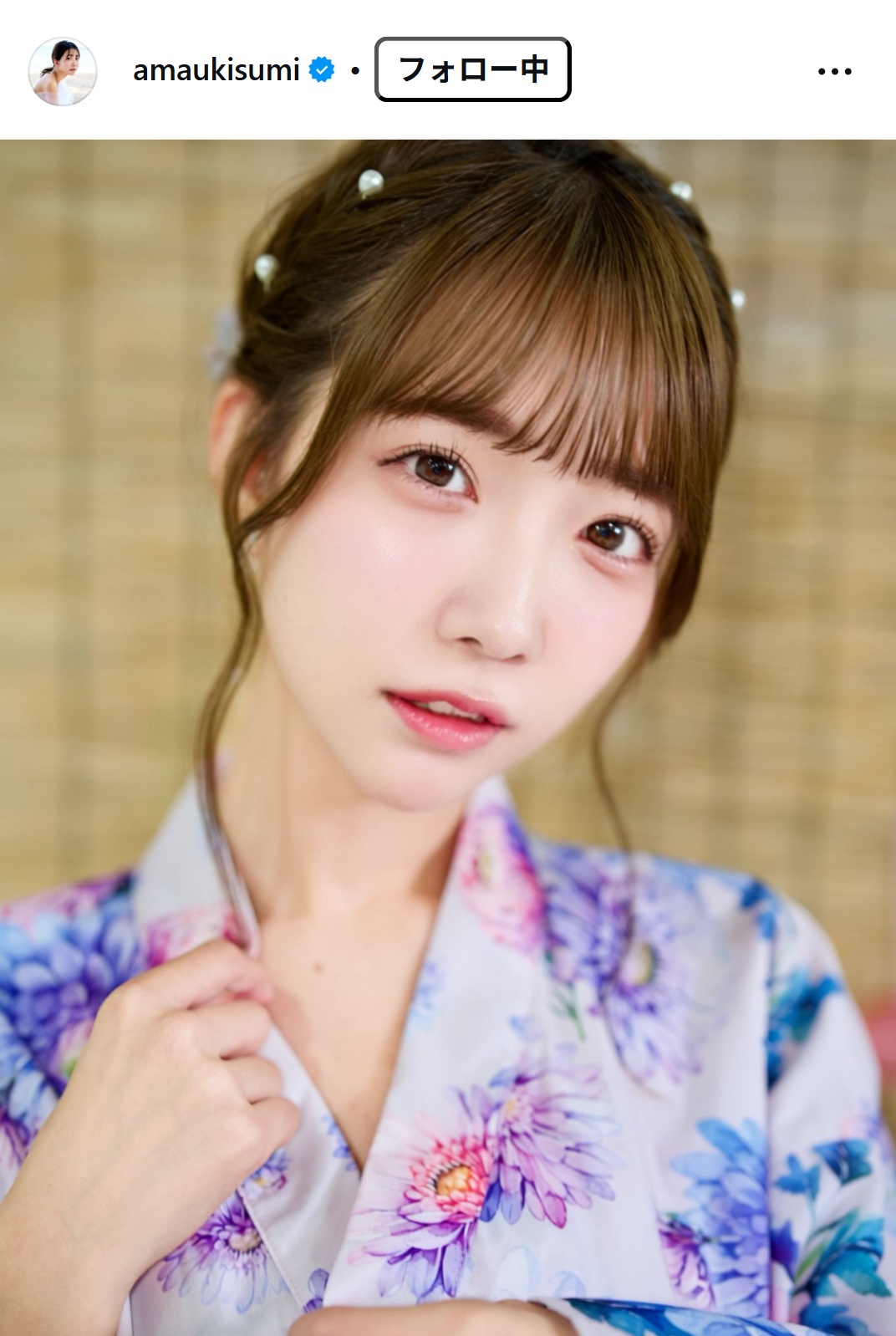 天羽希純のインスタグラムから
